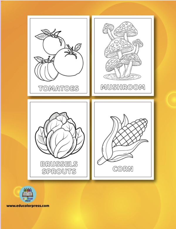 Vegetables around the World Coloring & Activity Book - Image 2